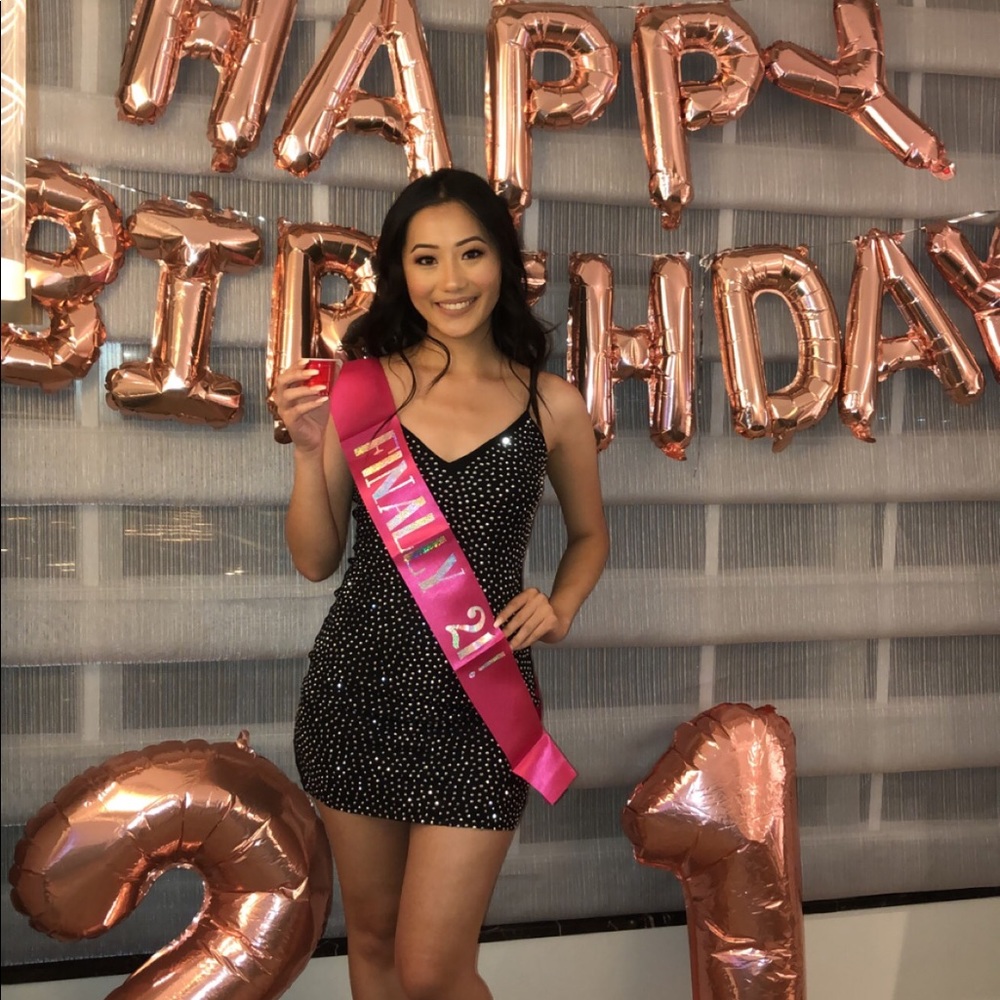 21st sparkling dress